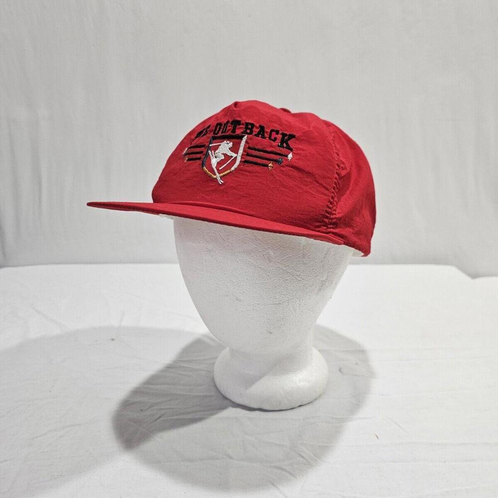 Vtg The Outback Red Hat. Vail Skiing Retro Cap CO Rockies Colorado - Picture 3 of 10